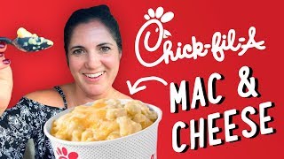 Mom Reviews New Chick-Fil-A Mac & Cheese | Nicole Tries Chick Fil A Mac and Cheese