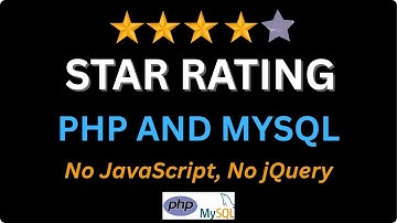 Display Star Ratings in PHP and MySQL | PHP Tutorial