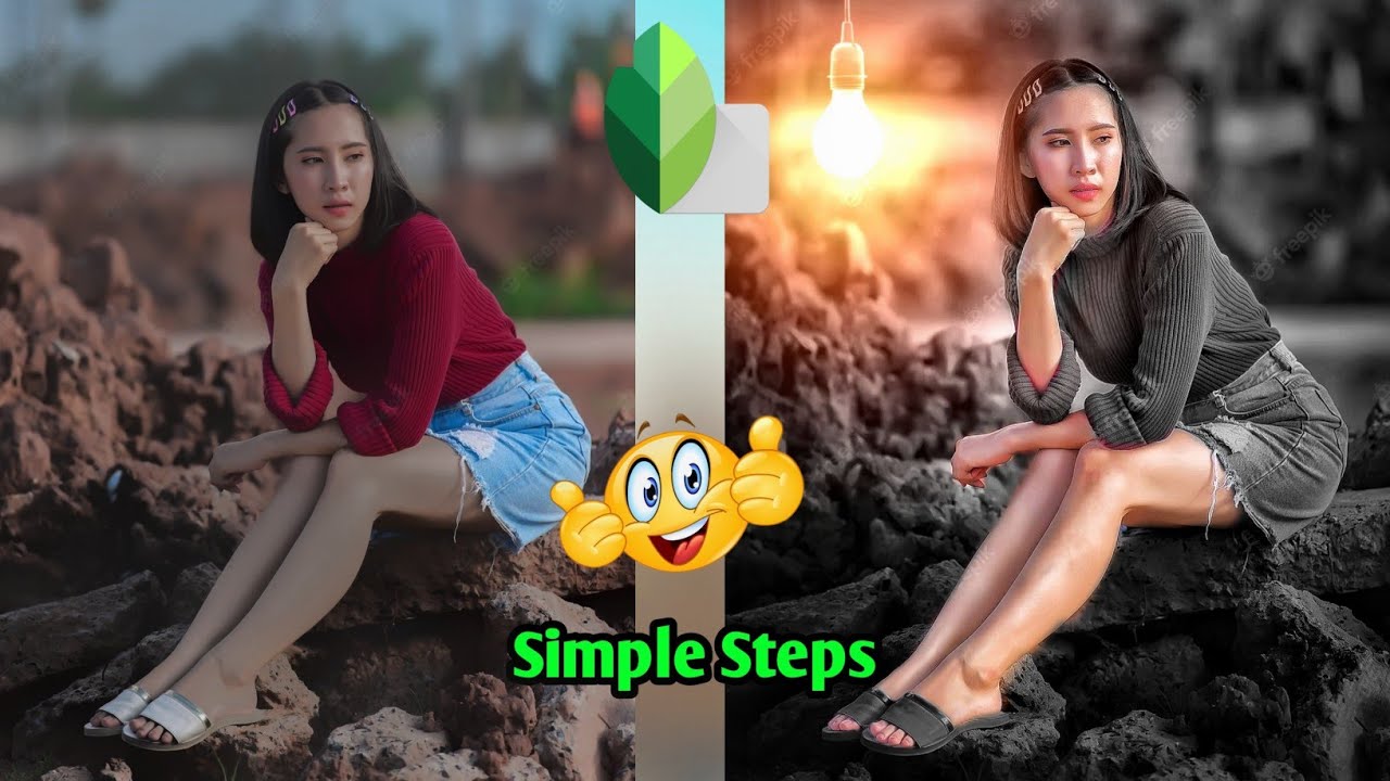 Snapseed Night Light 💡 Photo Editing ll Snapseed background change ll