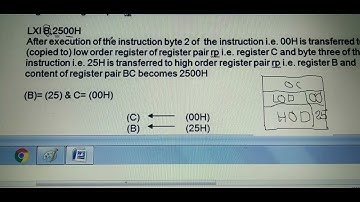 6 LXI rp, 16 bit data