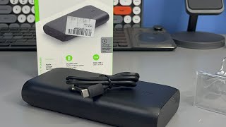 Unboxing belkin USBC Power Bank 20k 30W