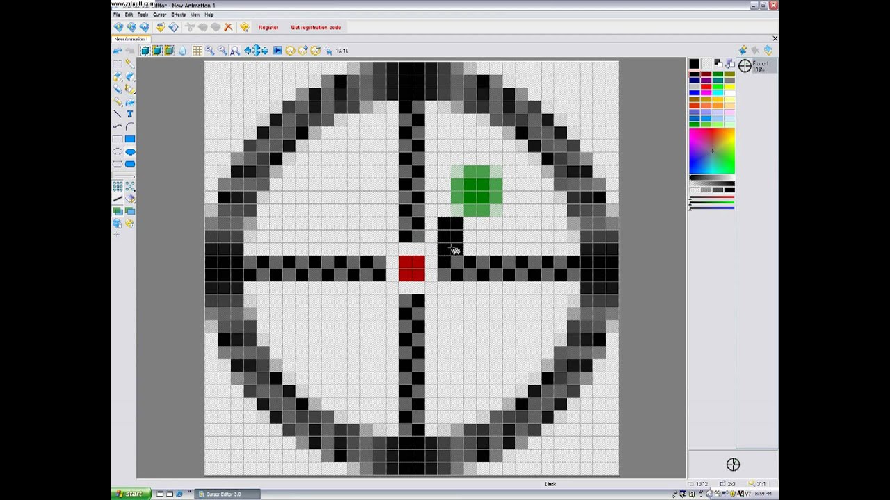 How to make a sniper cursor