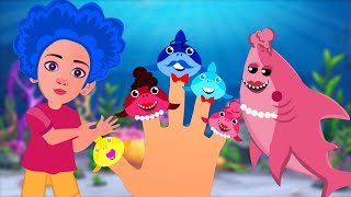 Baby Shark Finger Family - Kids Songs & Nursery Rhymes - Kuku and Cucudu Toonz