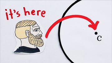 only REAL men can find the center of a circle!