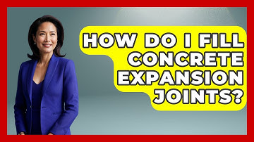 How Do I Fill Concrete Expansion Joints? - Civil Engineering Explained