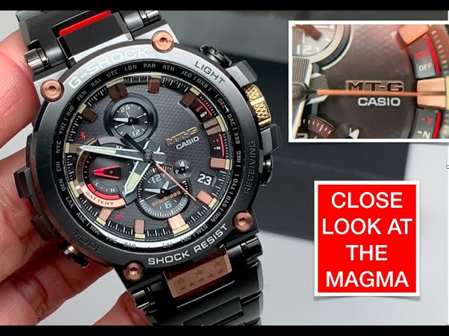 G-Shock MTG-B1000TF MAGMA Edition Anniversary Super Watch (CLOSE LOOK) - YouTube