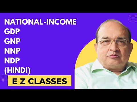 National Income - GDP/GNP/NNP/NDP (HINDI)