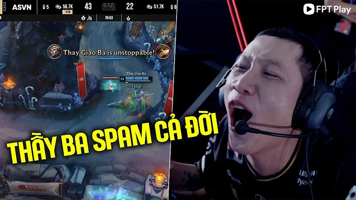 THẦY BA BẢO T1 TUỔI... NON | ASVN 1-0 T1 | VPBANK PRESENTS ESPORTS FESTIVAL | LEGENDS UNITE