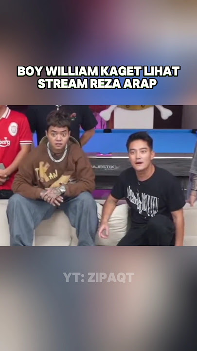 Boy William Kaget Lihat Stream Reza Arap 😱 #marapthon2