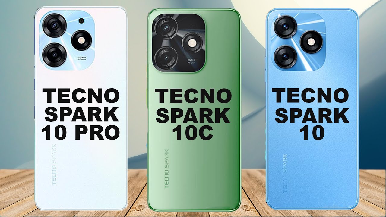 Tecno Spark 10C, 10, and 10 Pro
