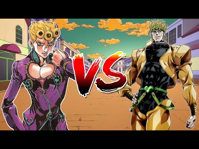 dio brando, giorno giovanna, donatello versus, rikiel, and ungaro