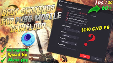How To Fix Lag In PUBG MOBILE Gameloop - Gameloop Lag Fix Settings For 2GB Ram/4GB Ram 🔧 No Lag 2025