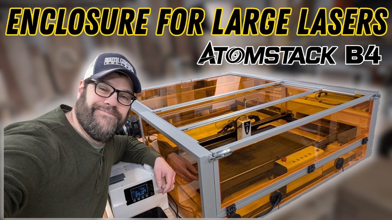 Корпус для лазера Atomstack B4 — сборка и тестирование!