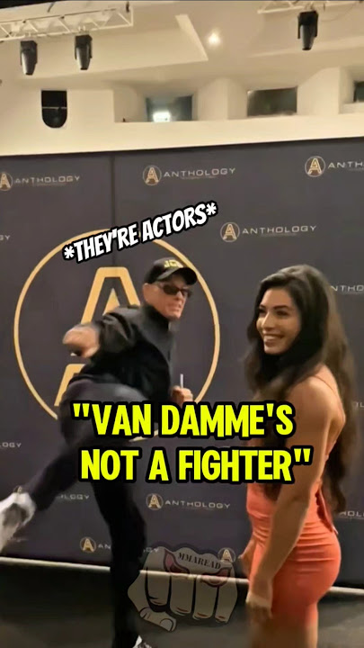 He Was A Fighter, Van Damme Was NOT 😱 #ufc #kungfu