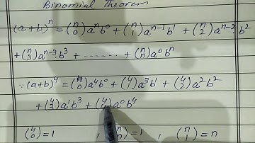 Math-123 Chap#2 Math-113 Chap#3 Binomial Theorem