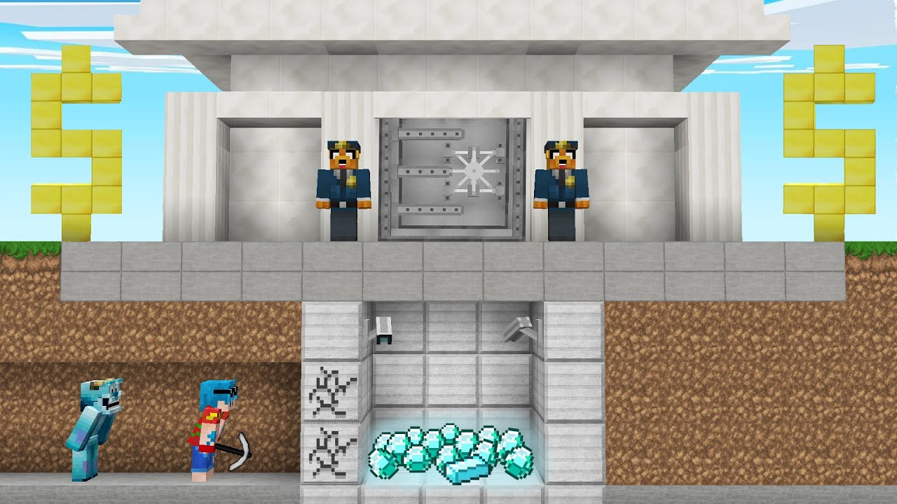 MIKECRACK y TIMBA en ROBAMOS la BASE SECRETA del BANCO MAS SEGURO de ...