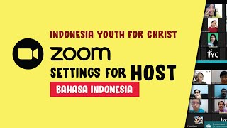 Tutorial Zoom Host Bahasa Indonesia Bagian 2 - Pengaturan / Settings untuk Hosting screenshot 5