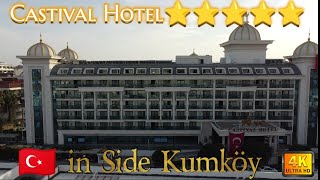 : T"urkeiurlaub 2023, Hotel Castival in Side Kumk"oy