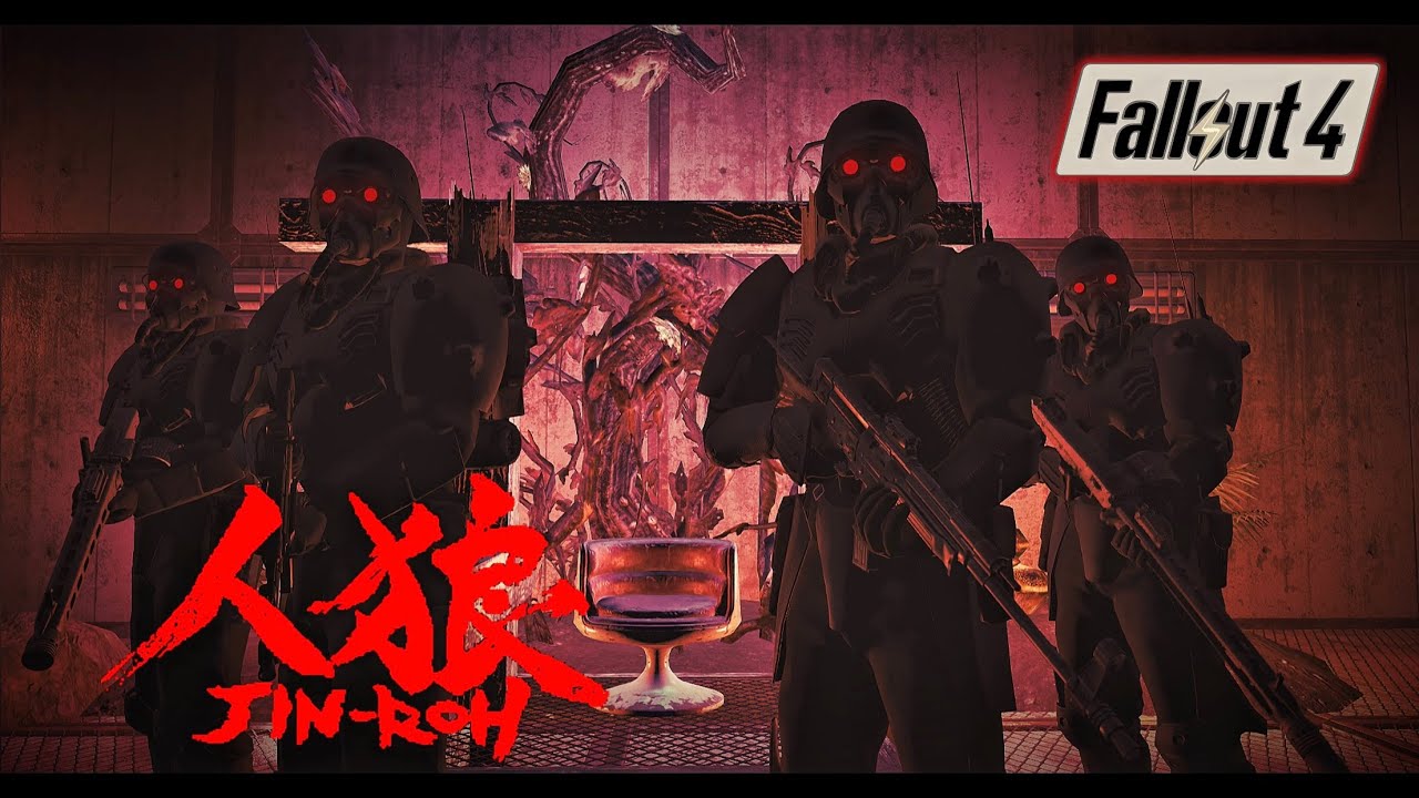 JIN-ROH: The Wolf Brigade - Sewer War! - Fallout 4 MODS - YouTube