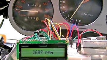 自作デジタルタコメーター試作 動作検証 2018/02/12