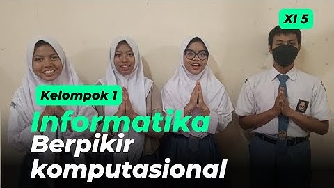 Tugas Informatika - Berpikir Komputasional (Algoritma Greedy) Kelompok 1 | XI.5