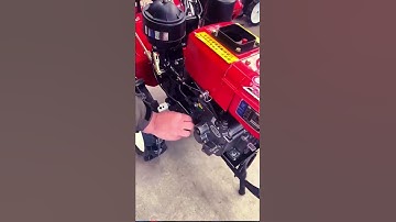 🔥OMG😱Powerful 4WD Diesel Mini Tiller in Action😱 🚜 | Compact Farm Machine for Easy Soil Cultivation