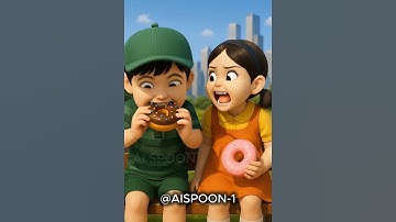 Squid Game AI Donut ASMR #squidgame #squidgame2 #ai #asmr