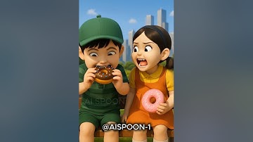 Squid Game AI Donut ASMR #squidgame #squidgame2 #ai #asmr