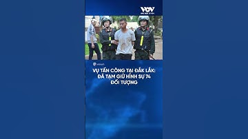 Tạm giữ 74 đối tượng liên quan vụ tấn công trụ sở xã ở Đắk Lắk | Báo Điện tử VOV