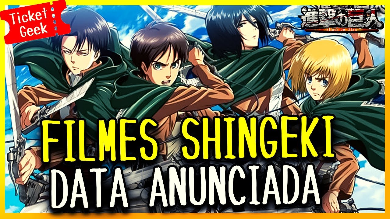 FILMES DE SHINGEKI NO KYOJIN CHEGANDO NA HBO MAX DUBLADO AINDA EM MARÇO 