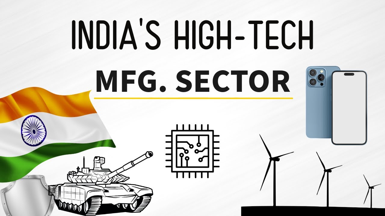 | India's high-tech. mfg. sector | 14% of iPhones - made in India ...