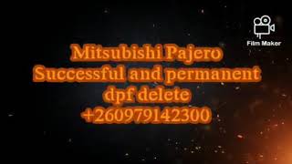 How To Reset Dpf Mitsubishi Pajero 4M51 Engine - Youtube