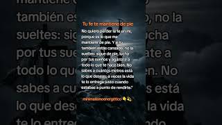 voy a seguir de pie, tengo fe. #fe #amor #vida #autoconocimiento #avanzar #menteinconsciente #frases