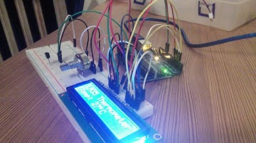 Arduino Test 9: LM35 Thermometer