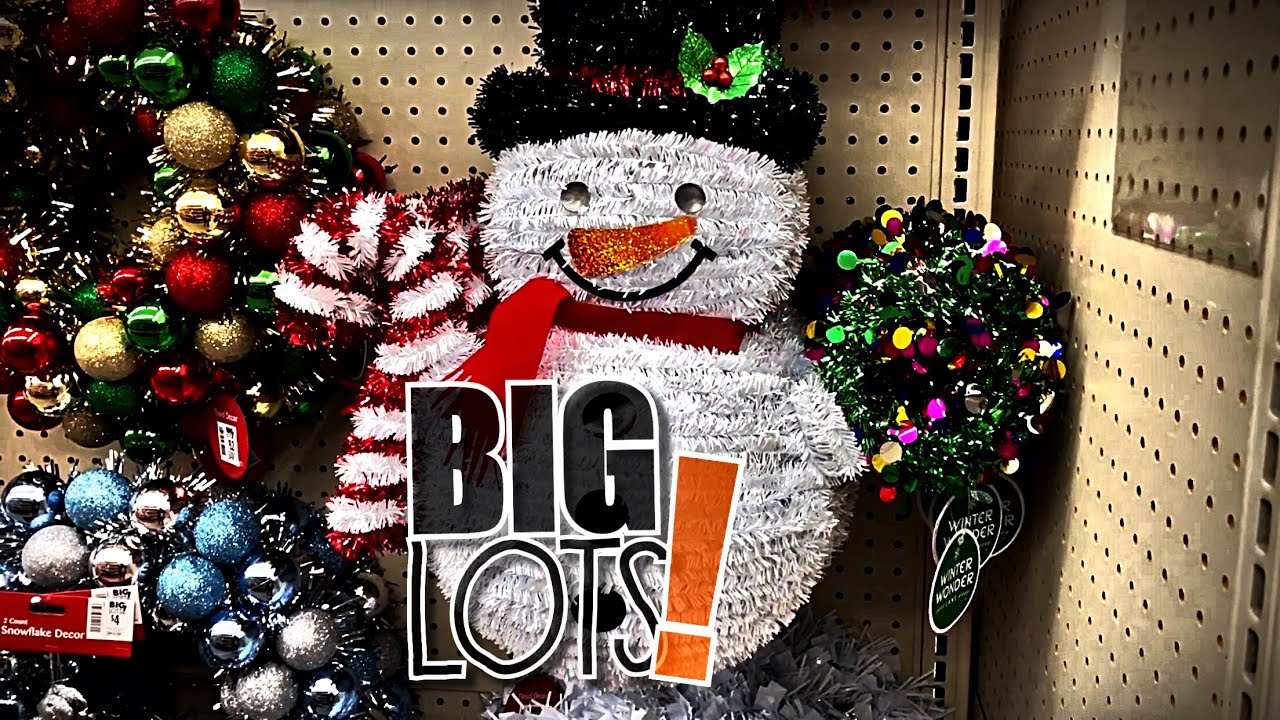 Những loại trang trí Giáng sinh có sẵn tại Big Lots?