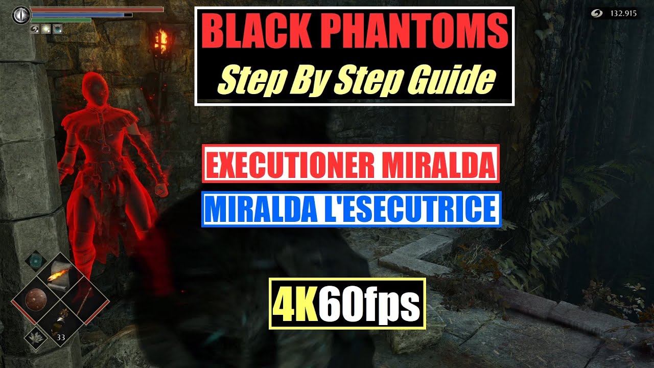 Demon's Souls remake - Black Phantom Executioner Miralda location - Step by step guide - See descr.