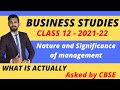 Nature and Significance of management | CBSE QUESTIONS | Part 5 | Class 12