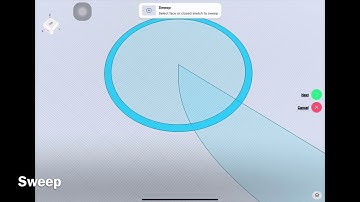 [How to Shapr3D] Sweep pipe 2D to 3D drawing 15