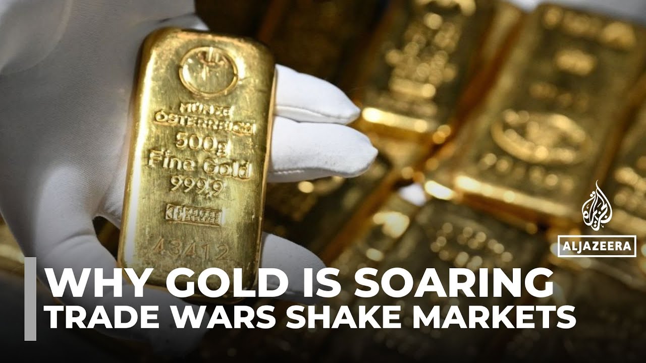 Gold prices hit record highs as wars and trade tensions fuel uncertainty