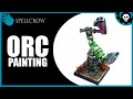 HOW To Paint Miniatures | Spellcrow ORC with Axe | Vallejo Colors | 2021