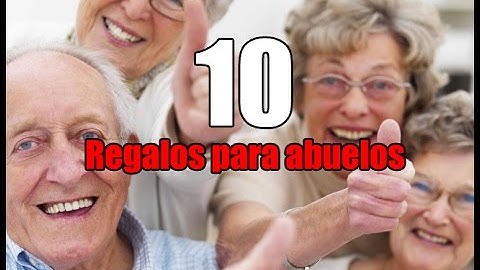 10 Regalos para abuelos