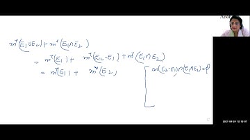 MEASURE THEORY: Union of two and three Measurable sets