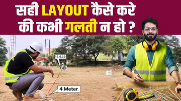 How to Do Township Layout Marking | Township Layout Kaise Karein? | Basic Guide for Civil Engineers