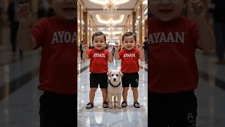 Two Cute Baby And Dog Funny Dance#babyshorts #babydance #kidsentertainment #kidsdance #dogdance
