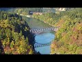 秋！ローカル線のJR只見線の紅葉巡り の動画、YouTube動画。