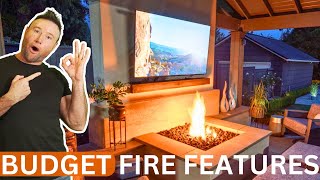 Backyard FIRE FEATURES a MUST HAVE (do it on a Budget)