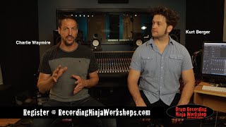 All About Drum Recording Ninja Workshops - How To Record Drums