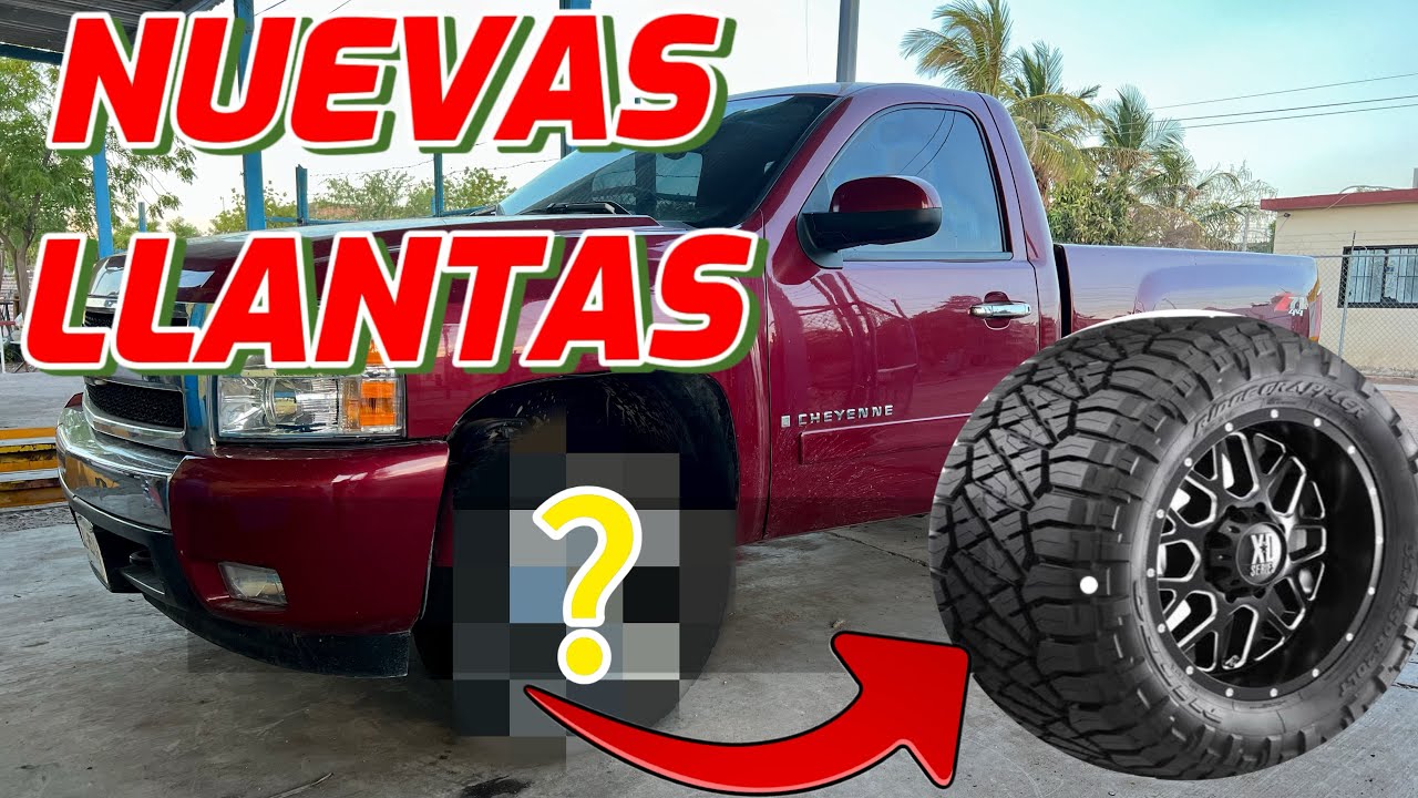 LLANTAS TODO TERRENO a mi chevy “4x4” || SHESHELED