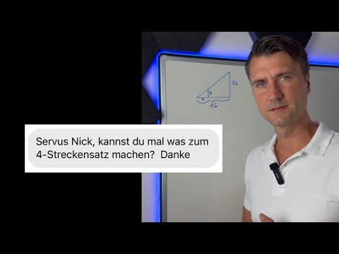 Merke „groß/klein = groß/klein“ #MatheMitNick 👨🏻‍🏫 #Strahlensatz #Vierstreckensatz 💡