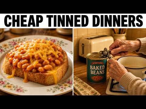25 Cheap British Tinned Food Dinners for Seniors Living Alone That Cost Almost Nothing